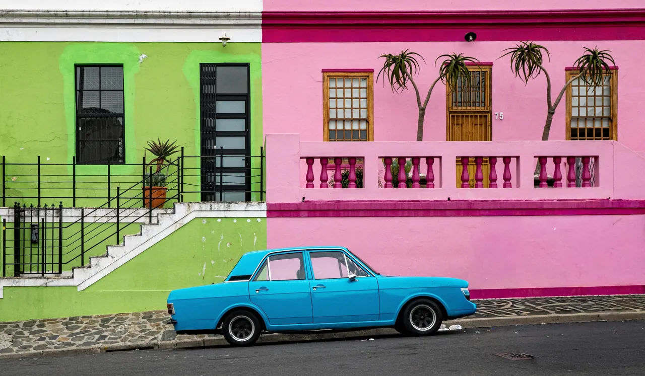 The colorful Bo-Kaap neighborhood